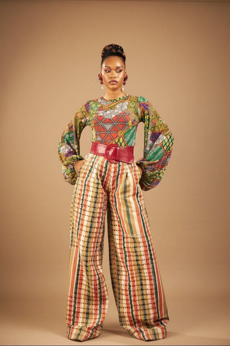 Nora Aso Oke Pants