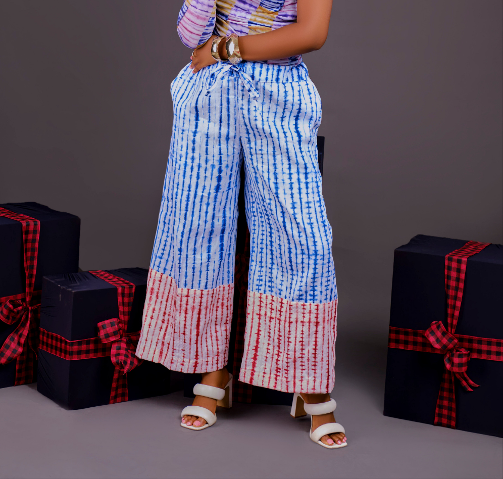 Joselyn Adire cropped Pants