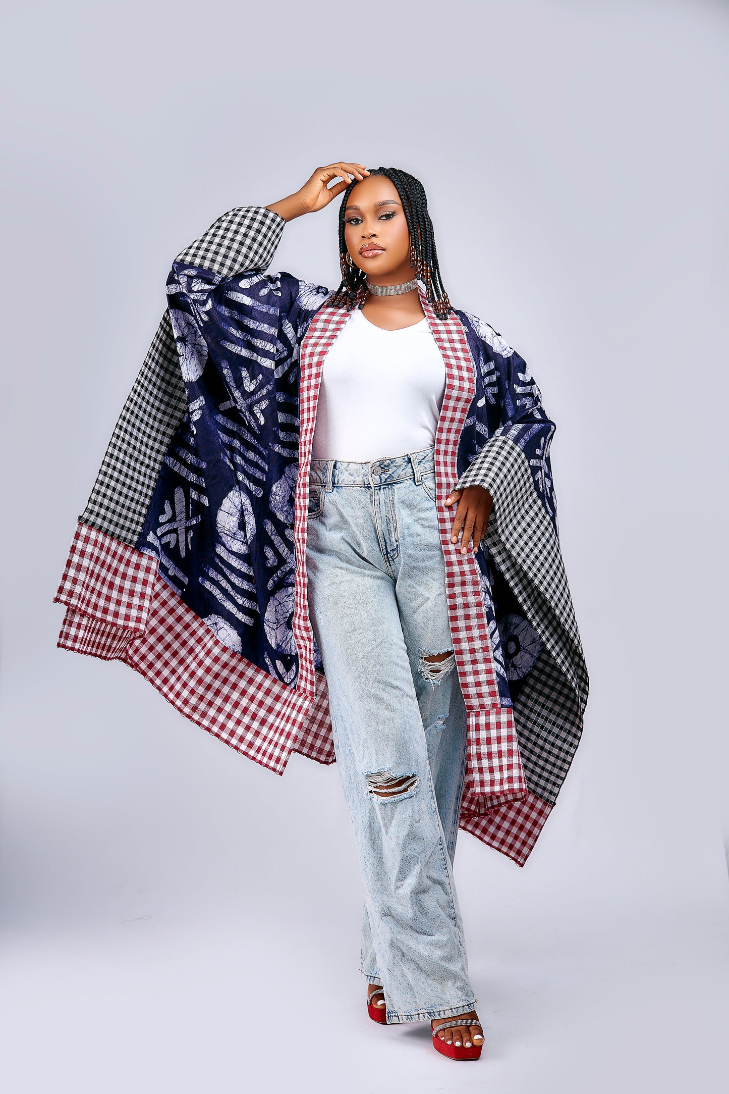 Araoluwapo Aso oke cape (series 2)