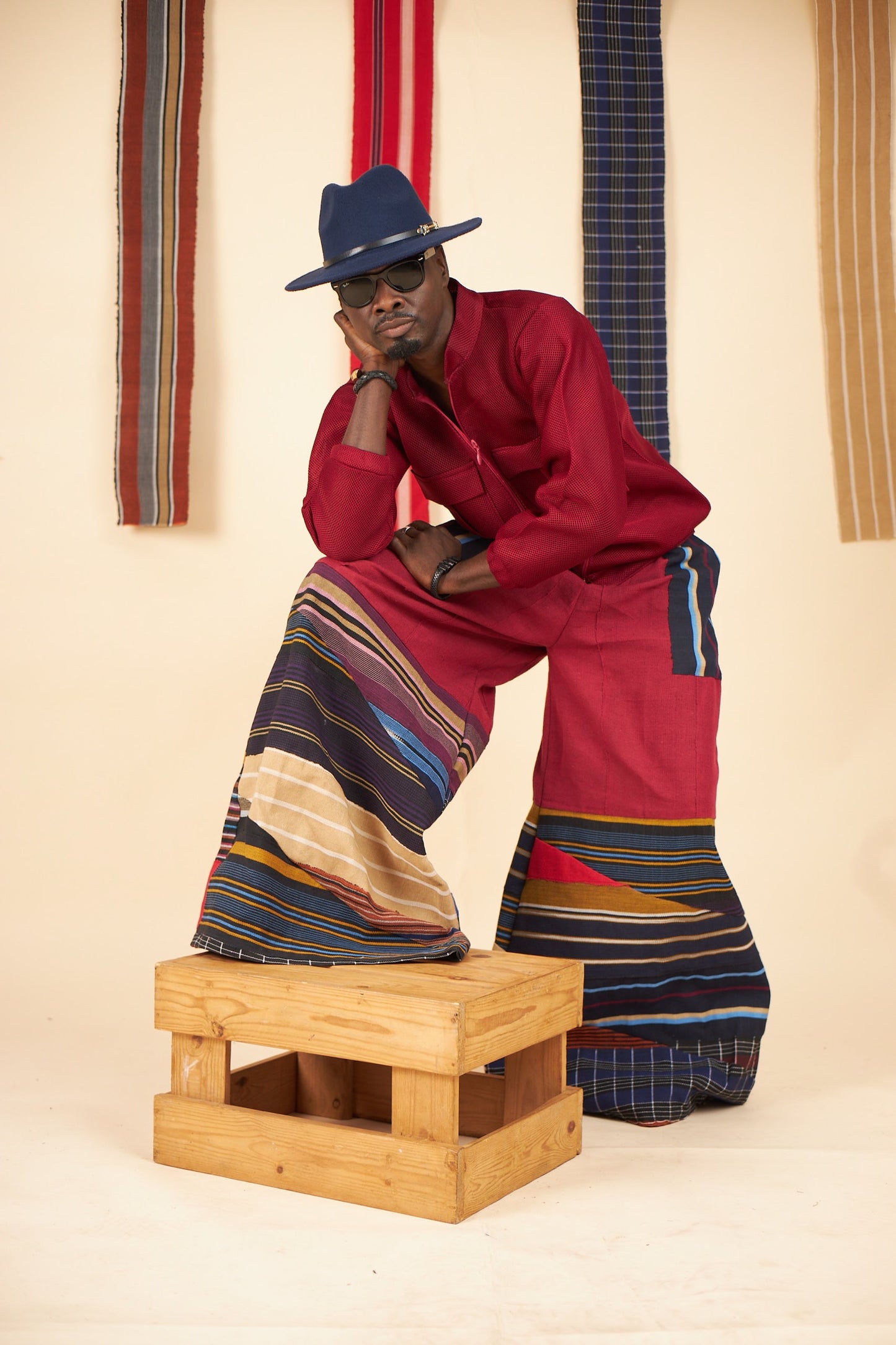 Adegoke Aso oke Pants (Male Version)