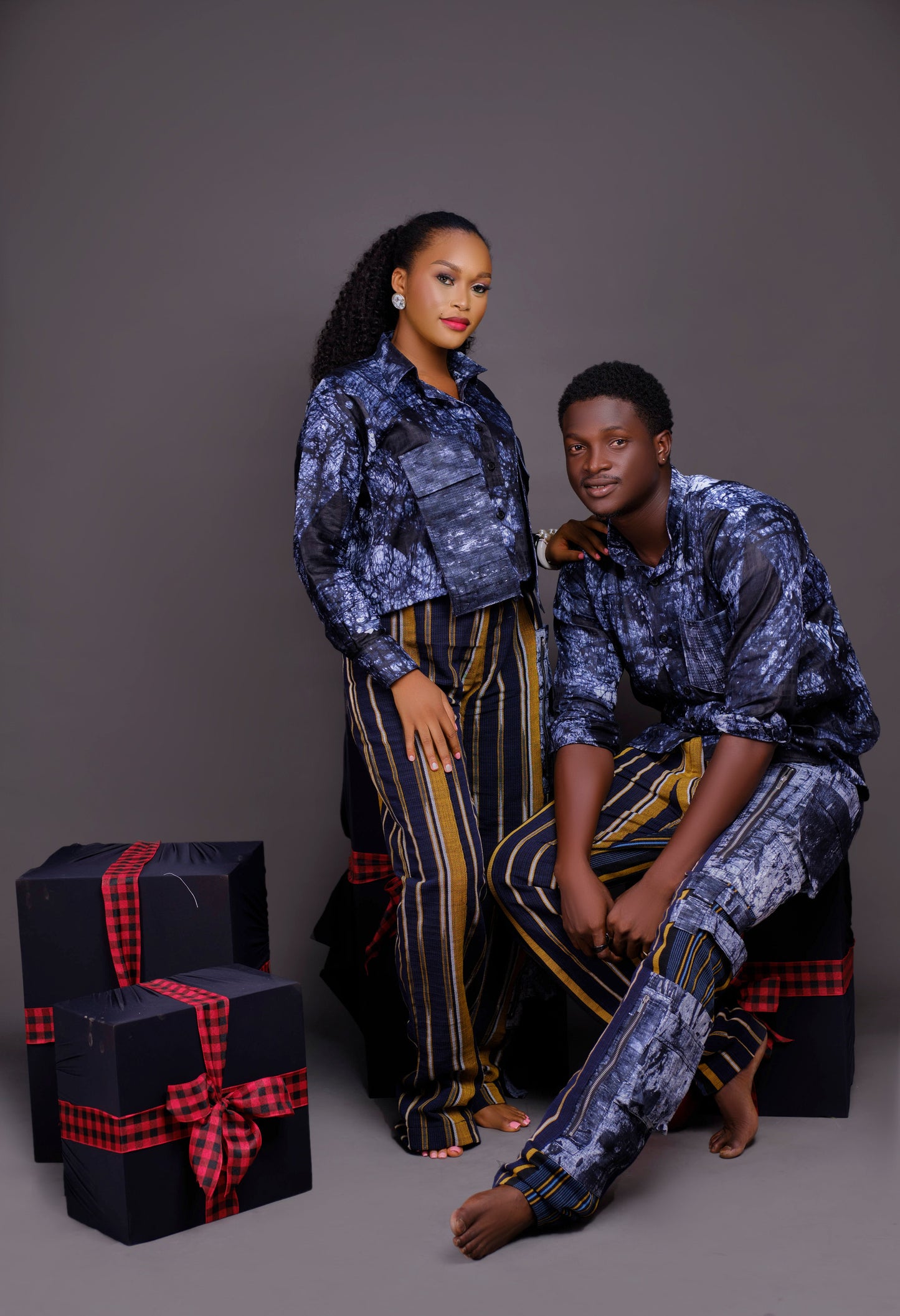 Bose Aso Oke Cargo pant