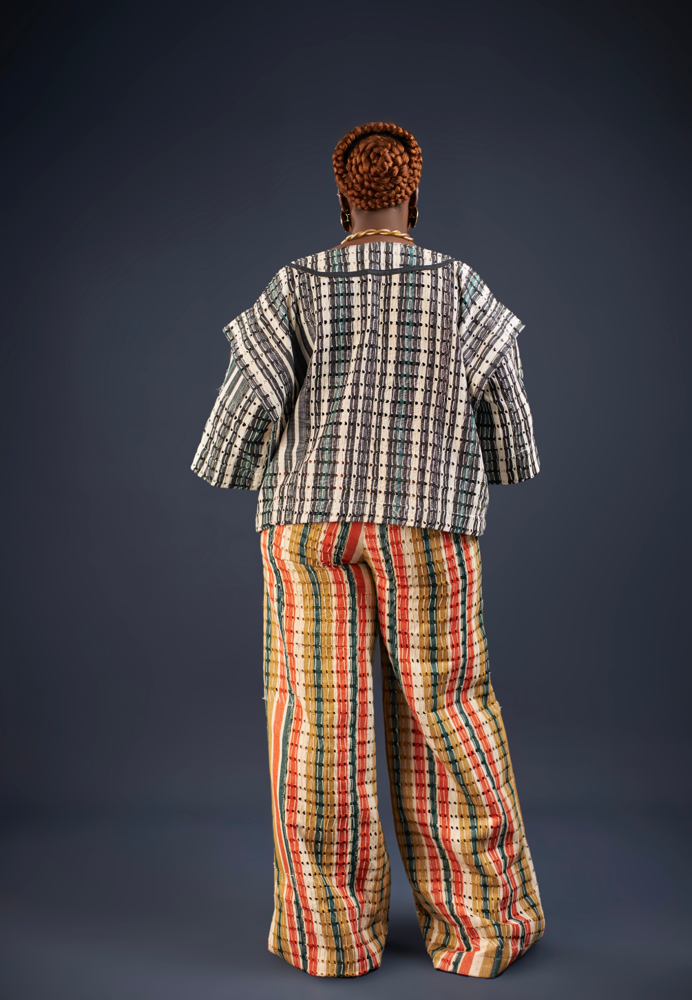 Novella Aso Oke Pants Set