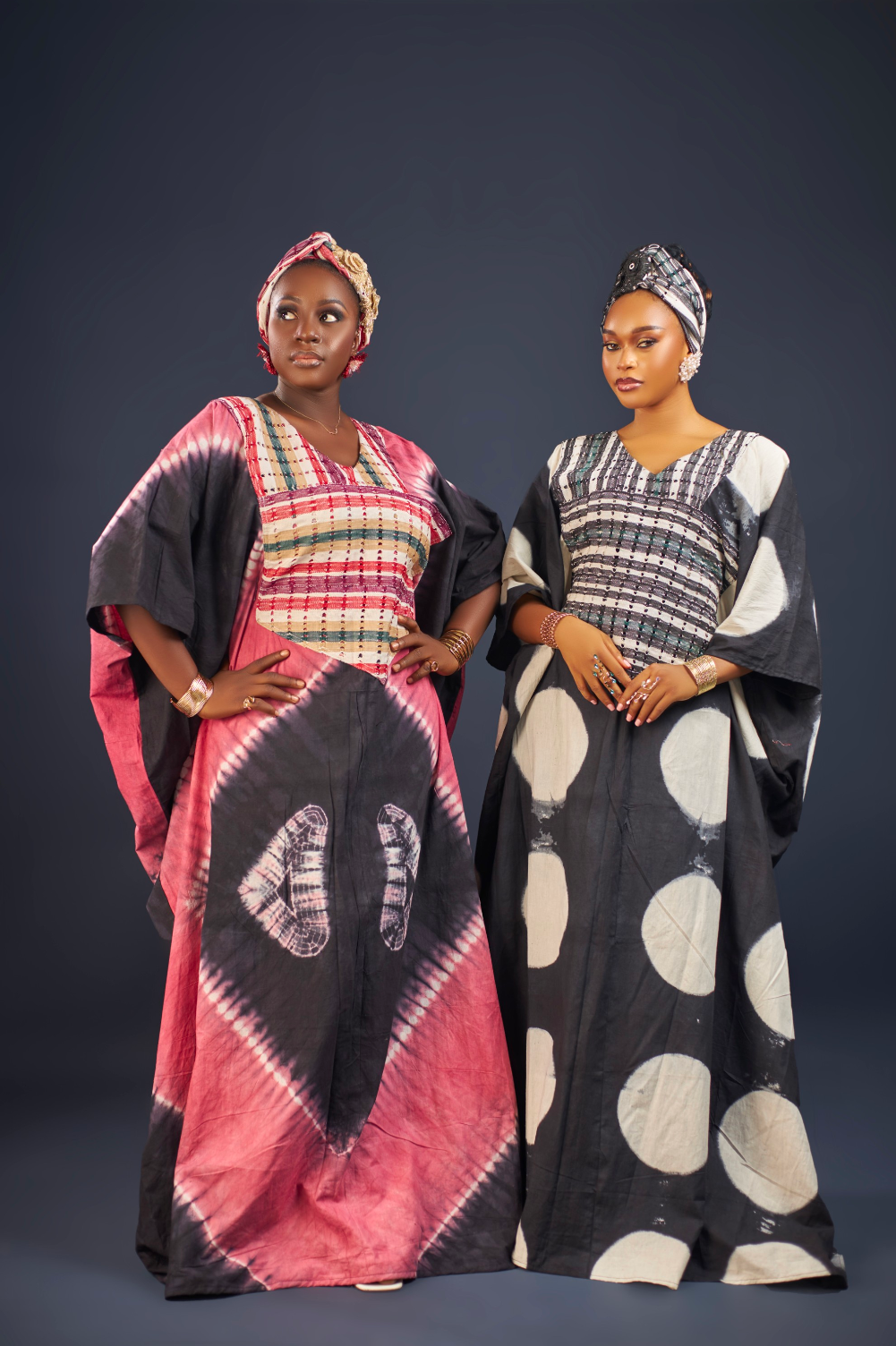 Joyce Adire & Aso oke Boubou