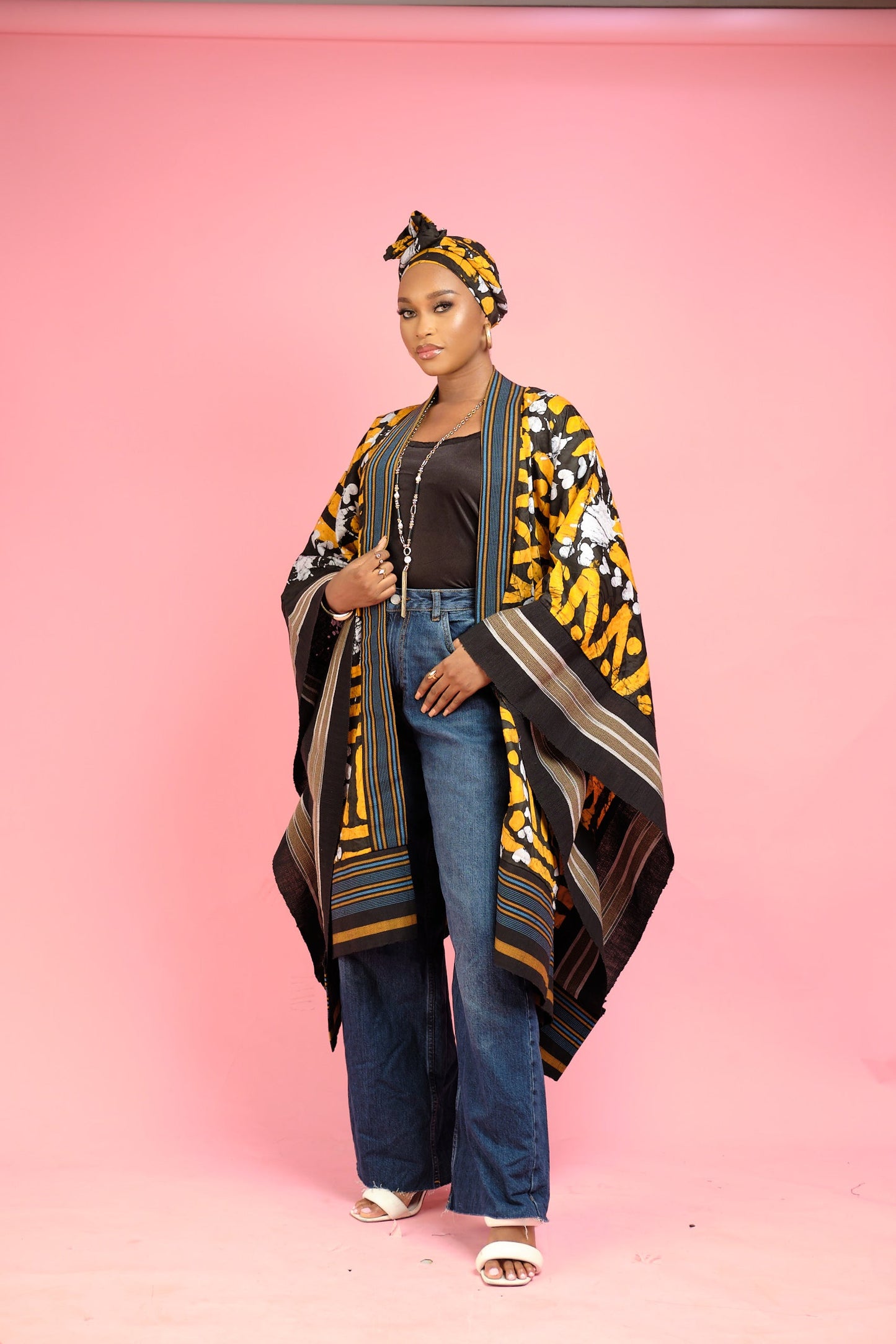 Araoluwapo Aso oke cape (series 2)