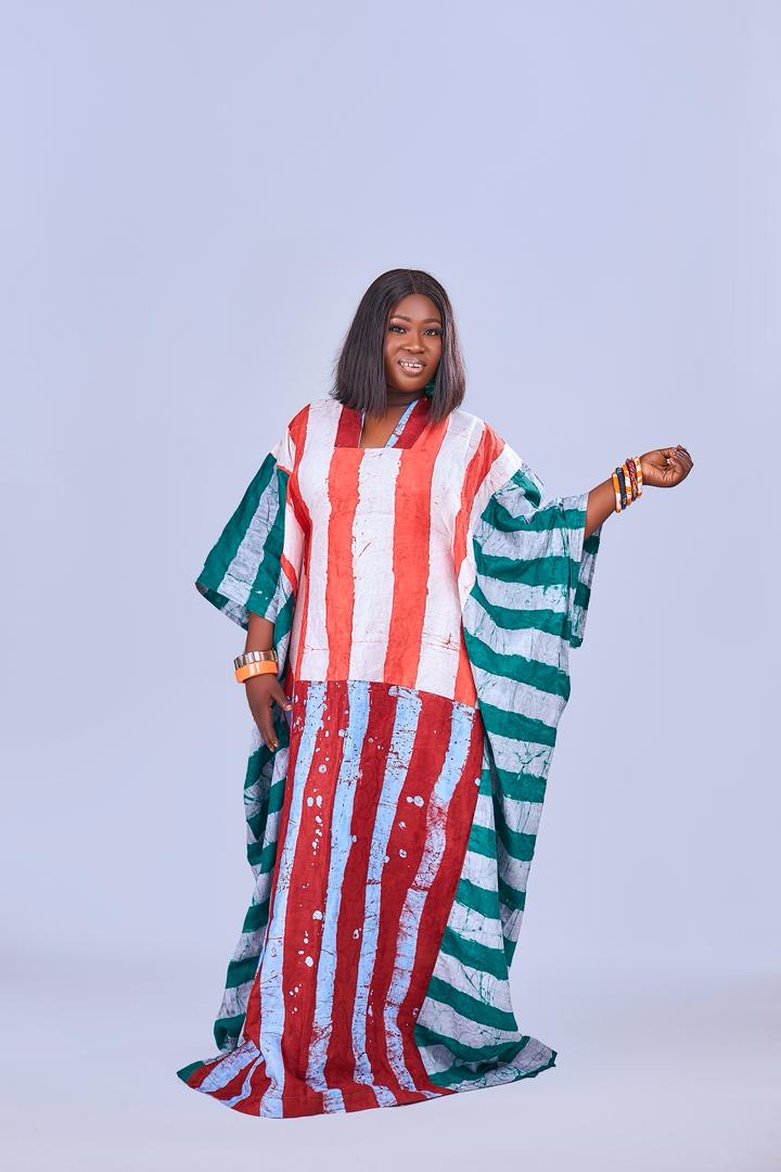 Zola adire patchwork Boubou