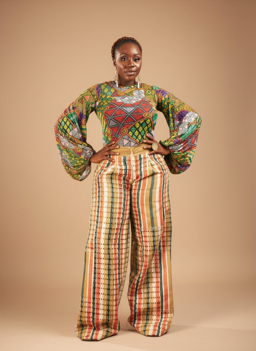 Nora Aso Oke Pants