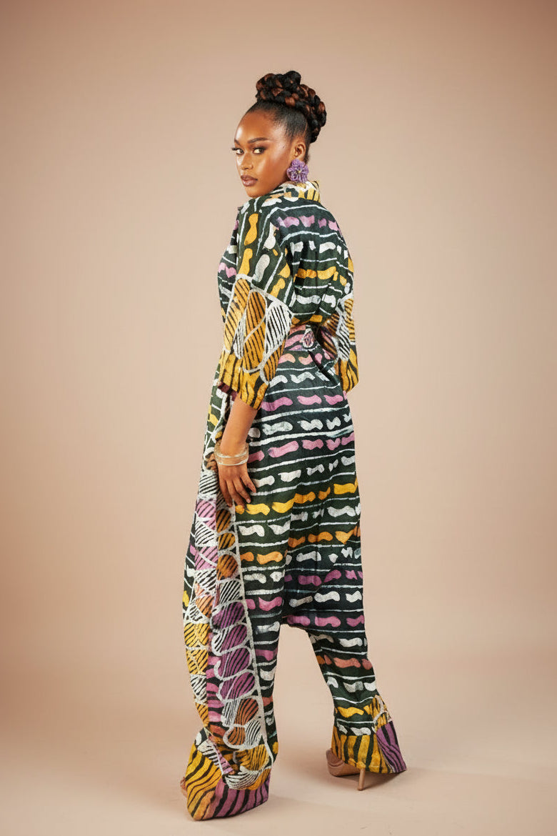 Lucia Adire jumpsuit