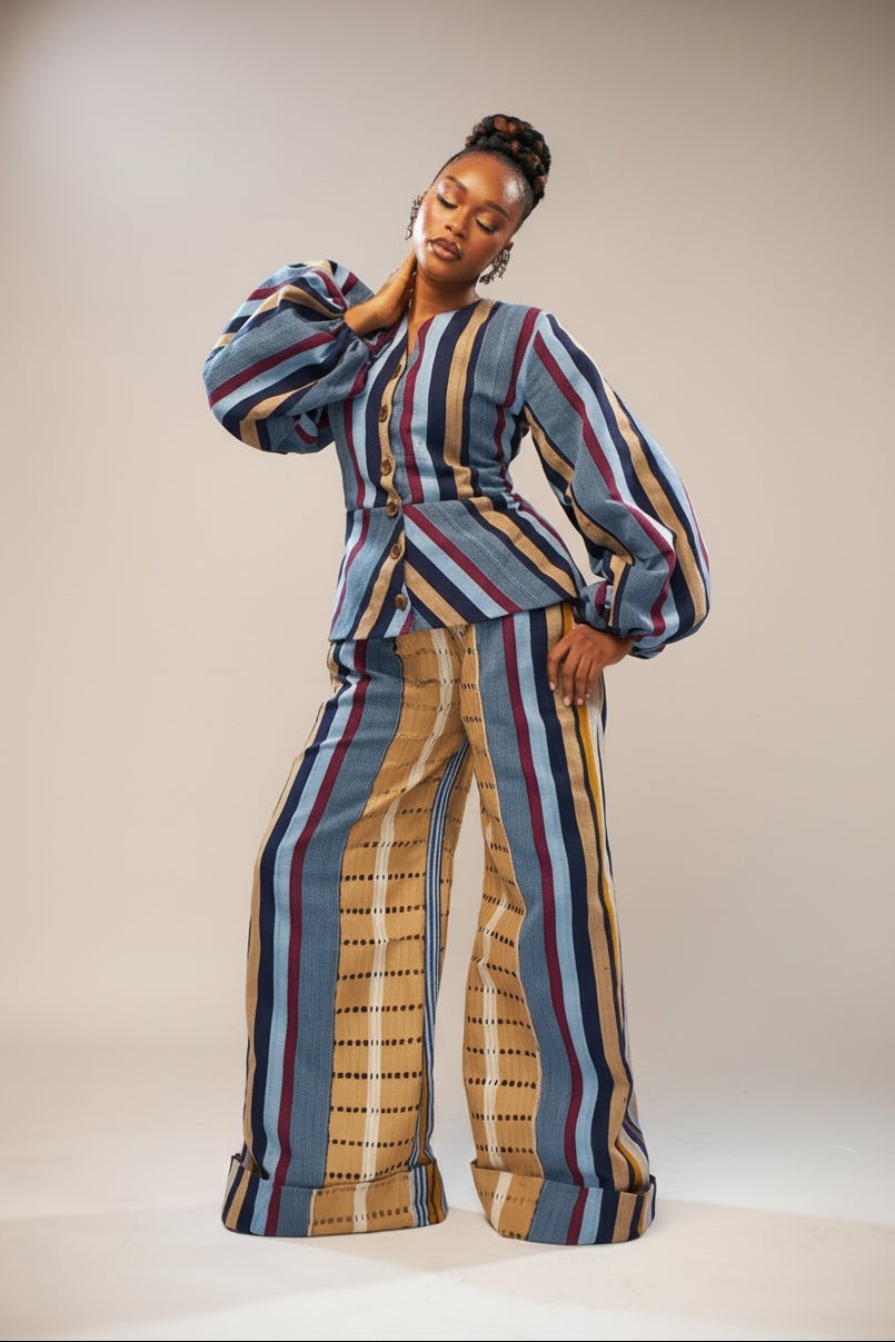 Yvonne Aso Oke Pants Set