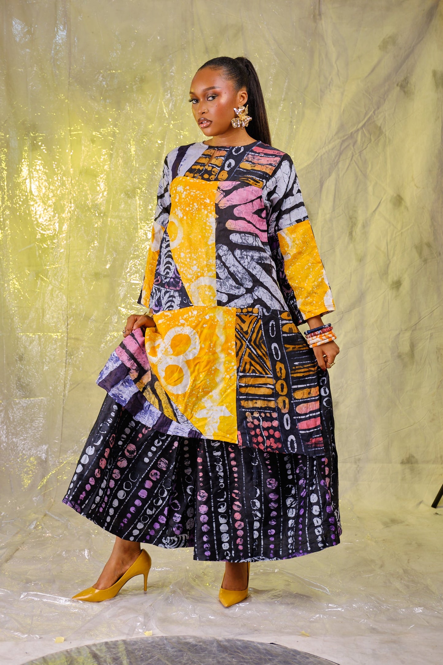 Oreoluwa patchwork tunic set