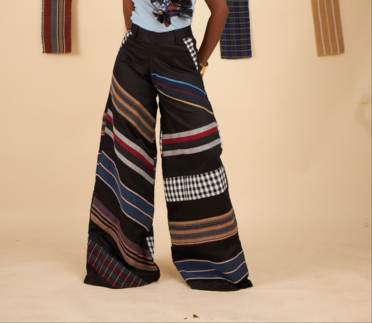 Olabisi Aso oke stripe Pants