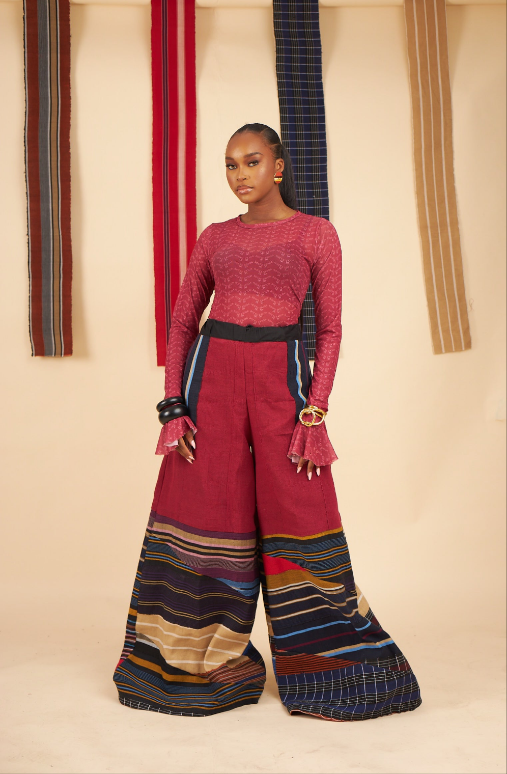 Adejoke Aso oke  Pants