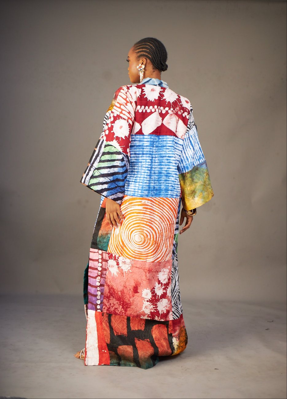 Nneoma Patchwork Adire Jacket