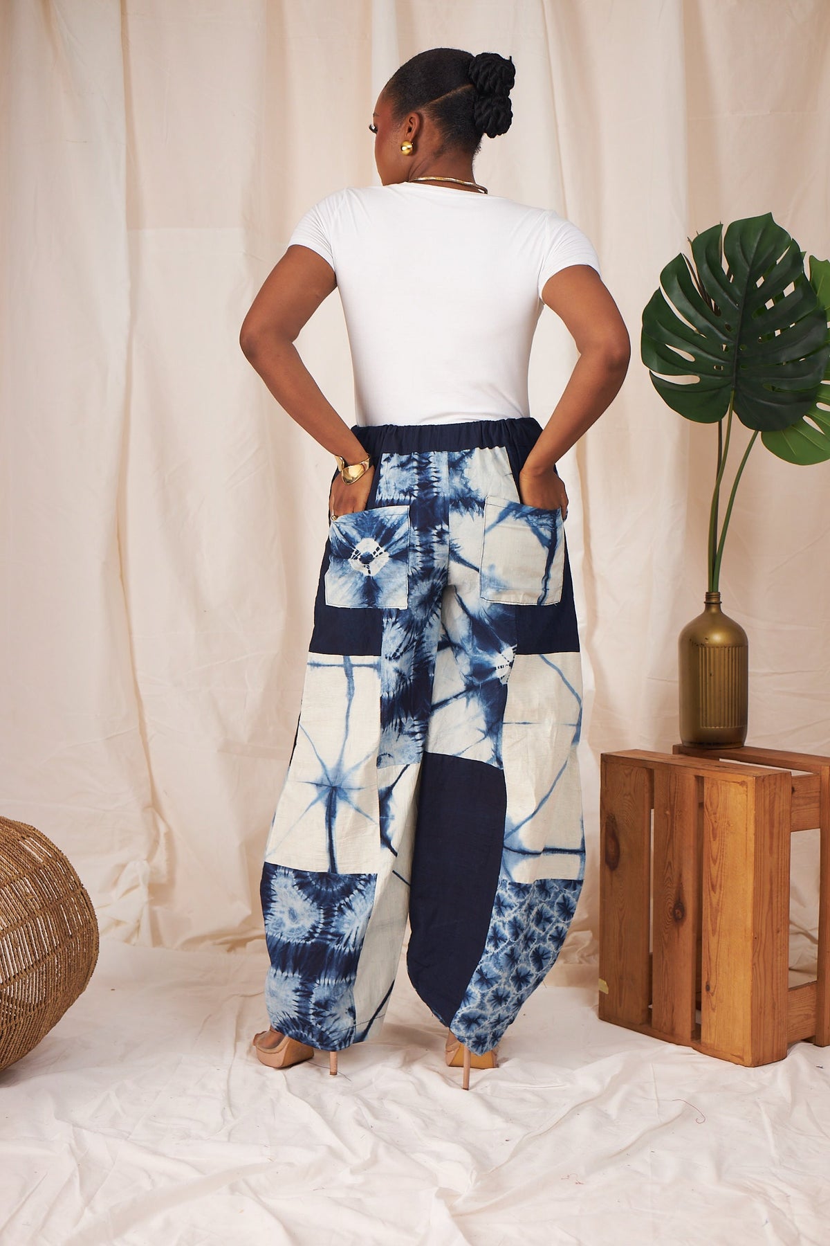 Ayo patchwork pants alternate view