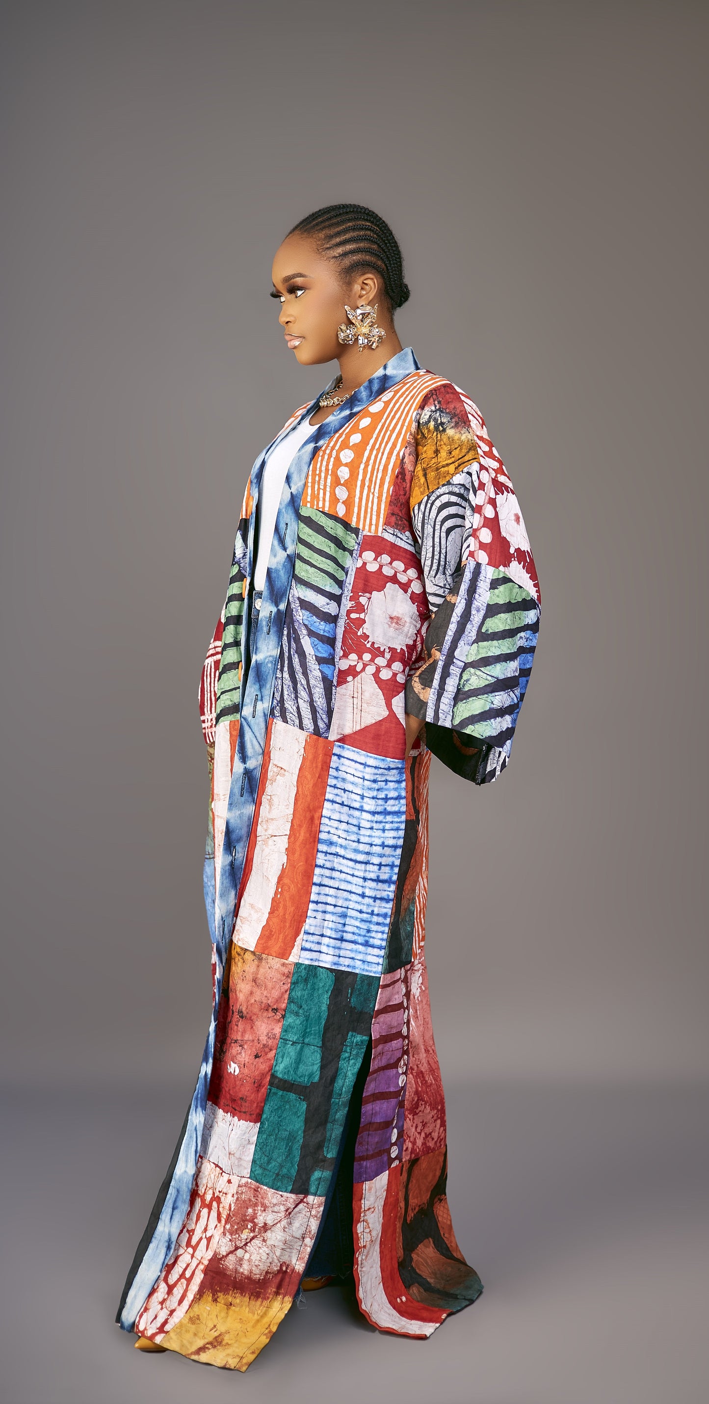 Nneoma Patchwork Adire Jacket
