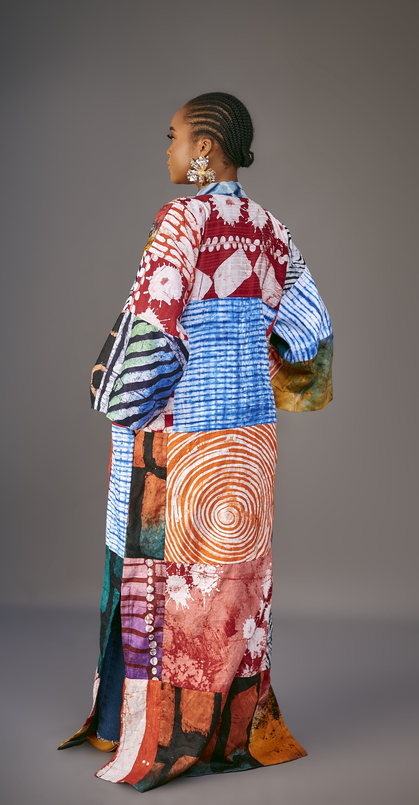 Nneoma Patchwork Adire Jacket
