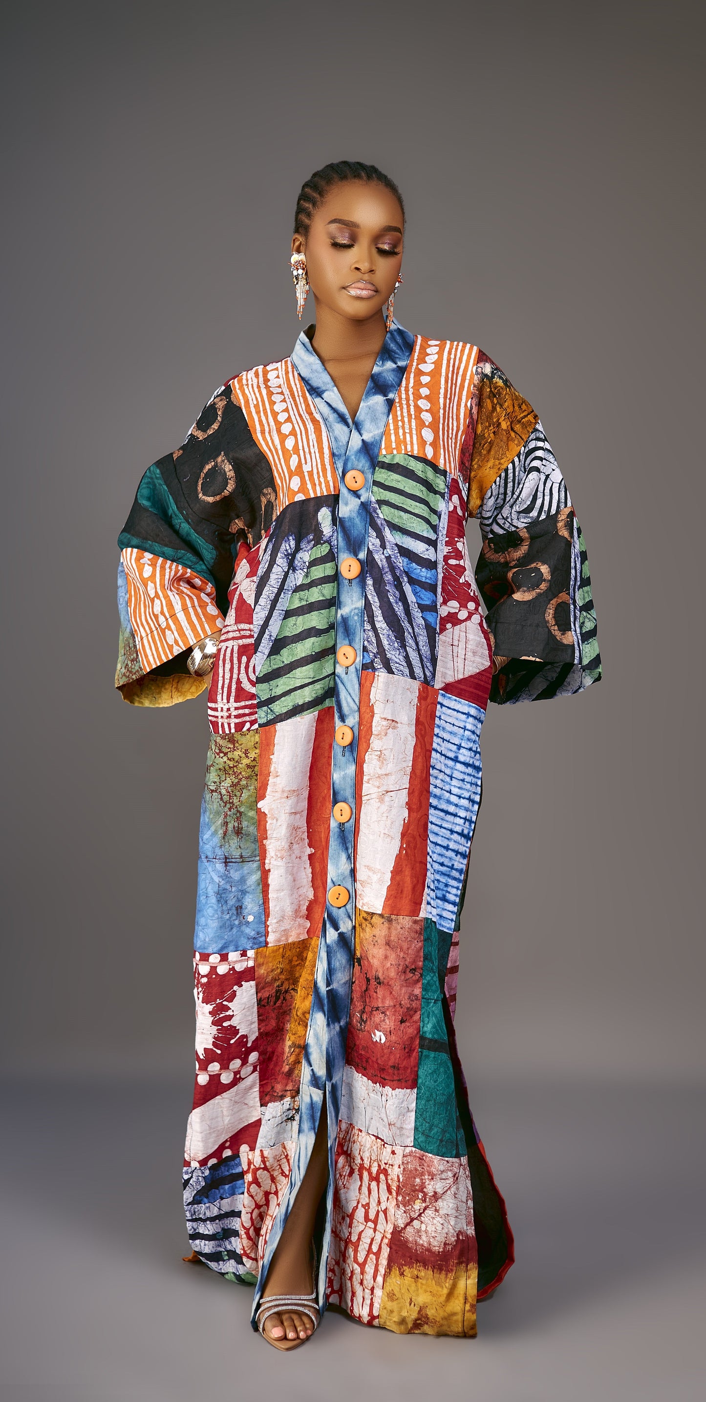 Nneoma Patchwork Adire Jacket