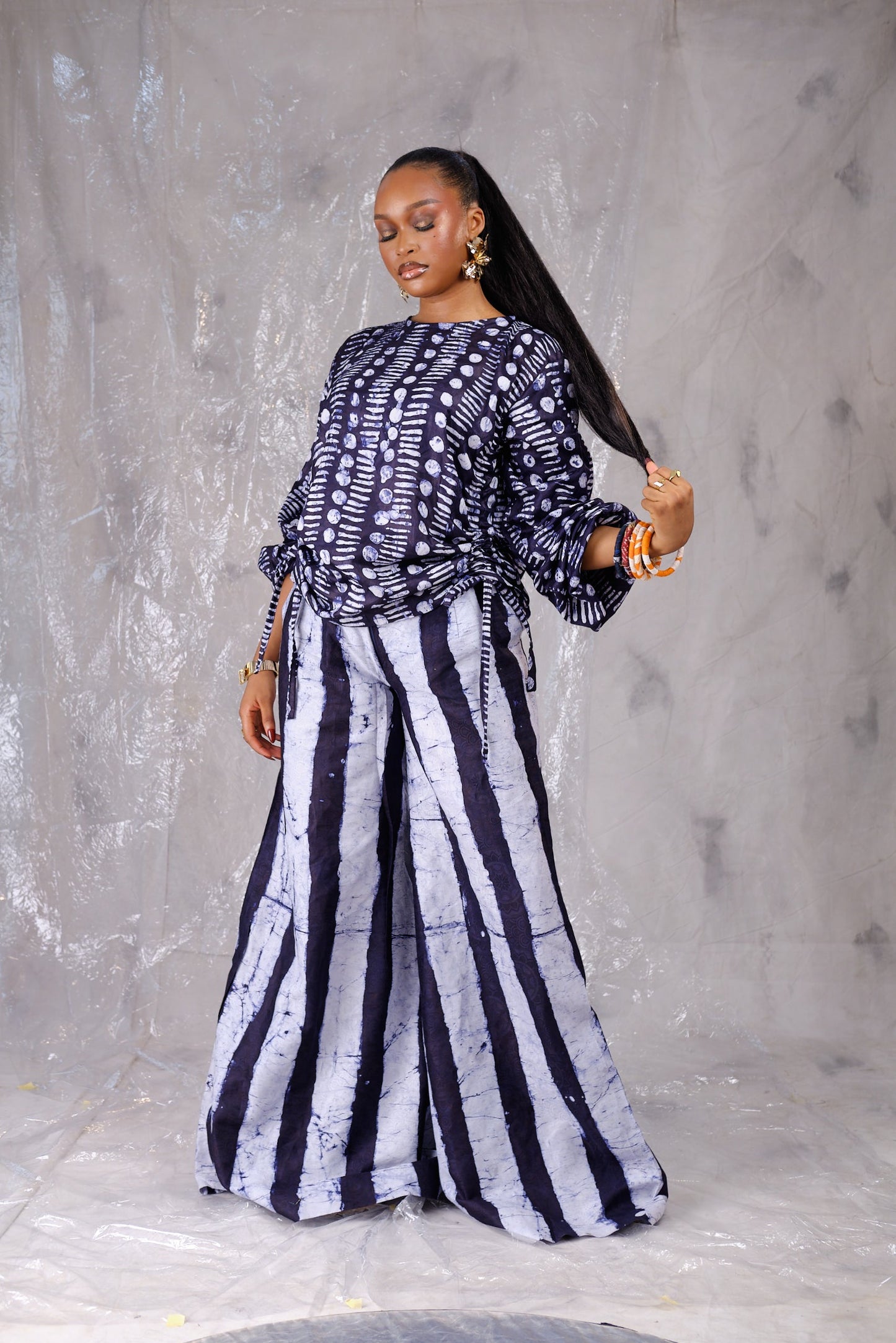 Imose Adire Pants set