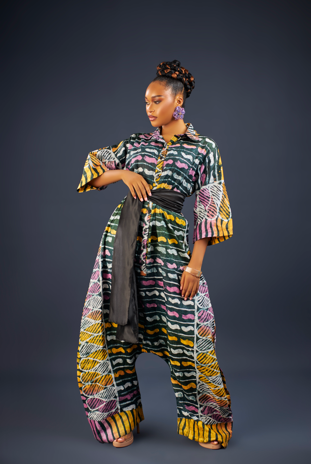 Lucia Adire jumpsuit