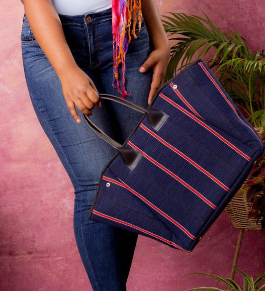 Ara Aso oke tote bag