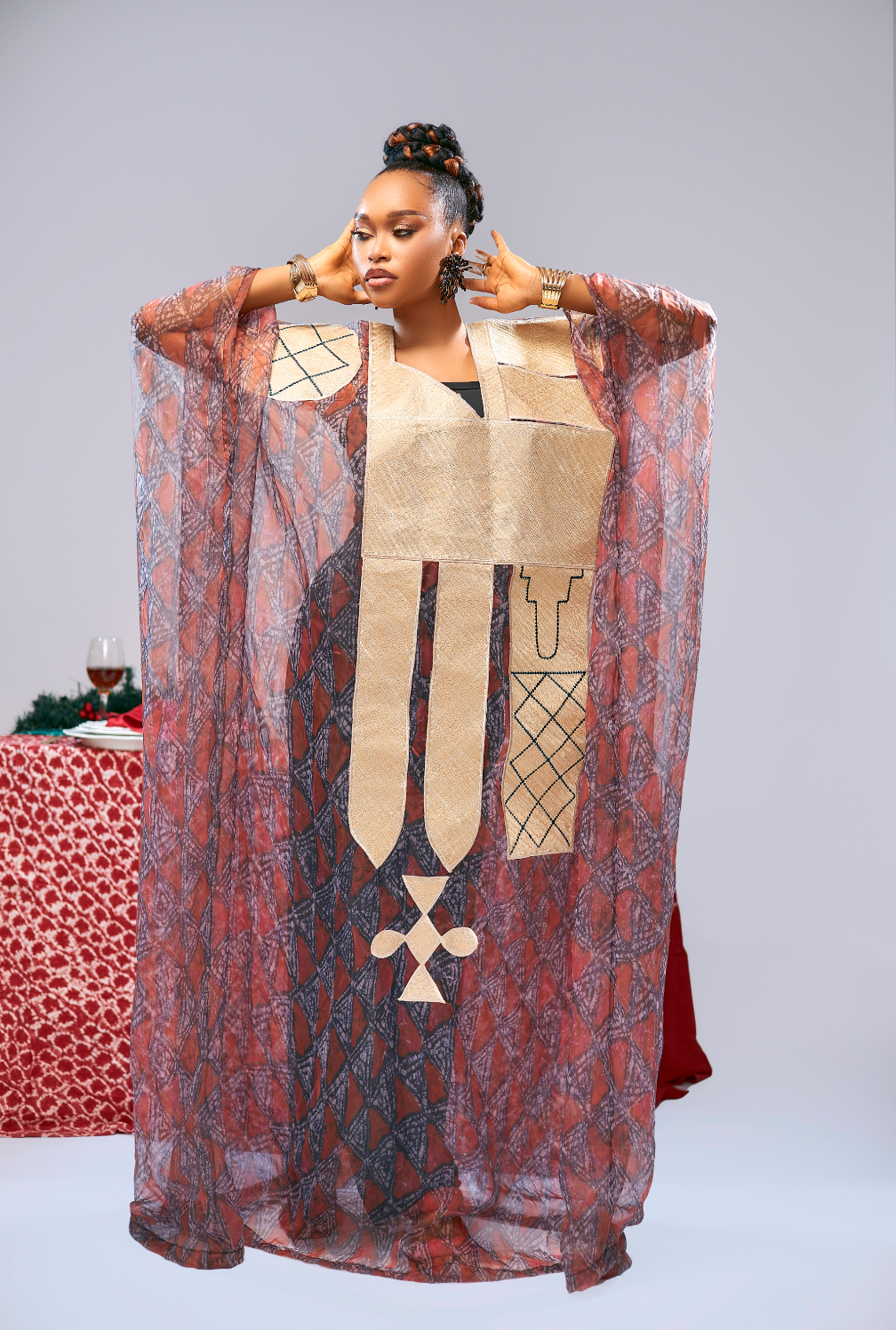 Miriam embroidered  boubou