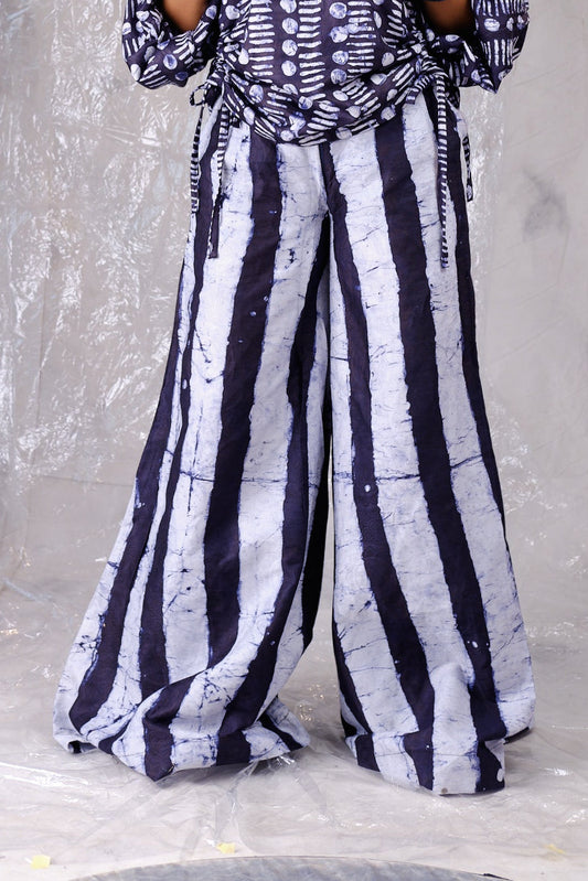 Onyekachi Wide leg Adire pants