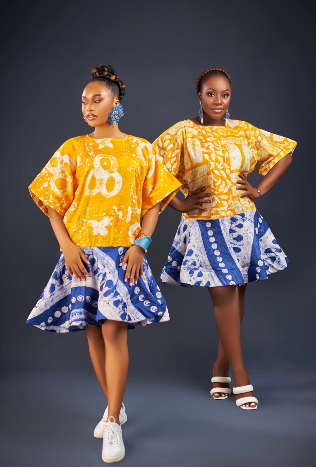 Becca Adire 2print Shift Dress