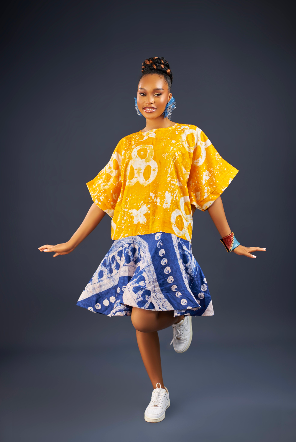 Becca Adire 2print Shift Dress