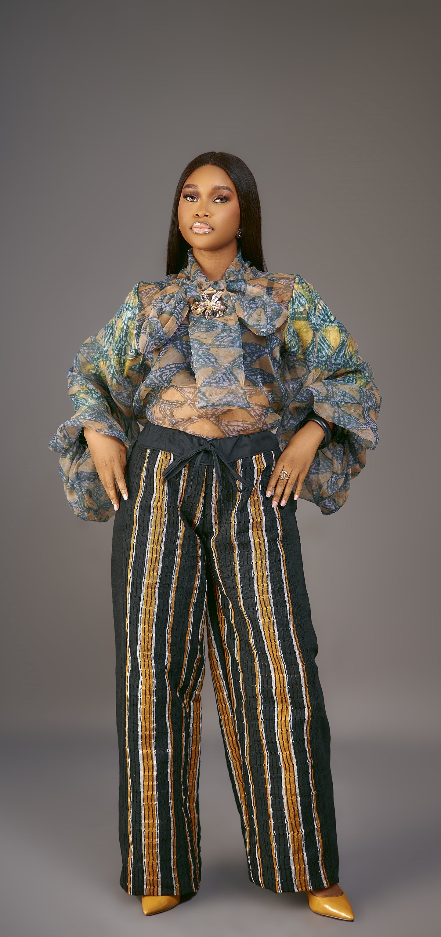Temilade Aso Oke Pants set