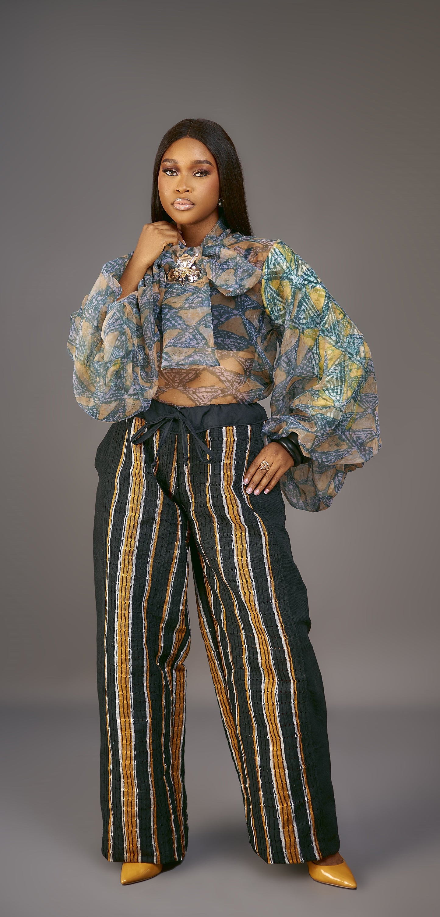 Temilade Aso Oke Pants set