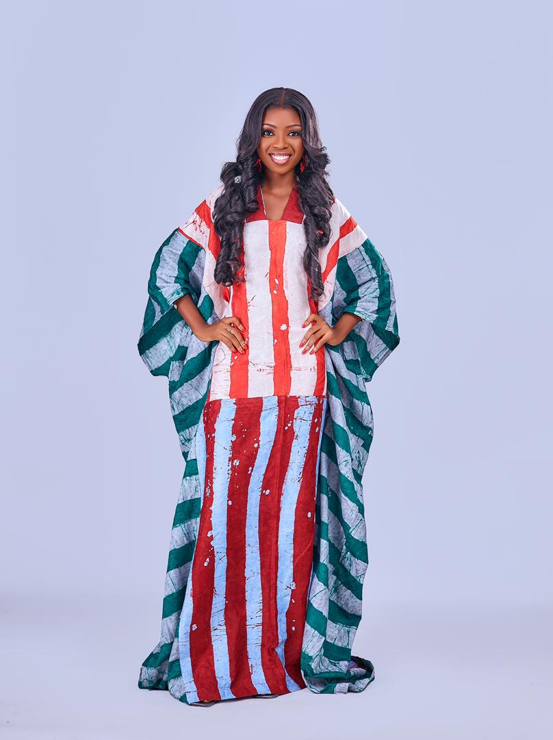 Zola adire patchwork Boubou