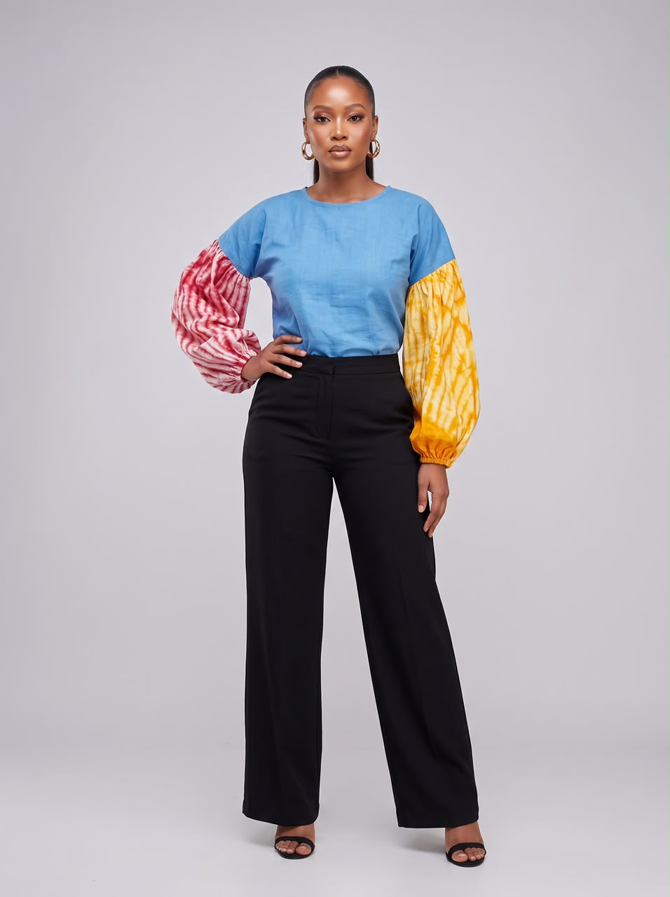 Amira cotton and Adire Top