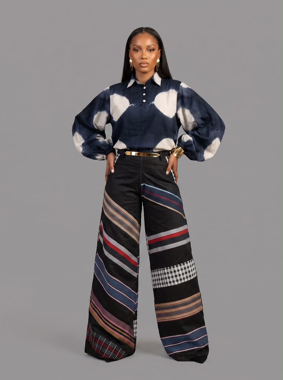 Shindara Adire blouse