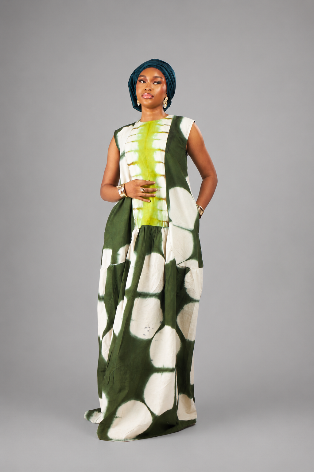 Bibayo Adire  Long Dress