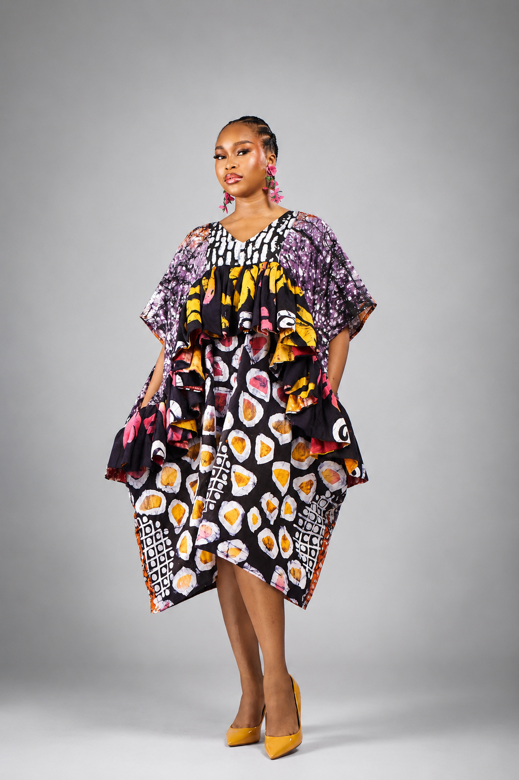Lolade Short Boubou Dress