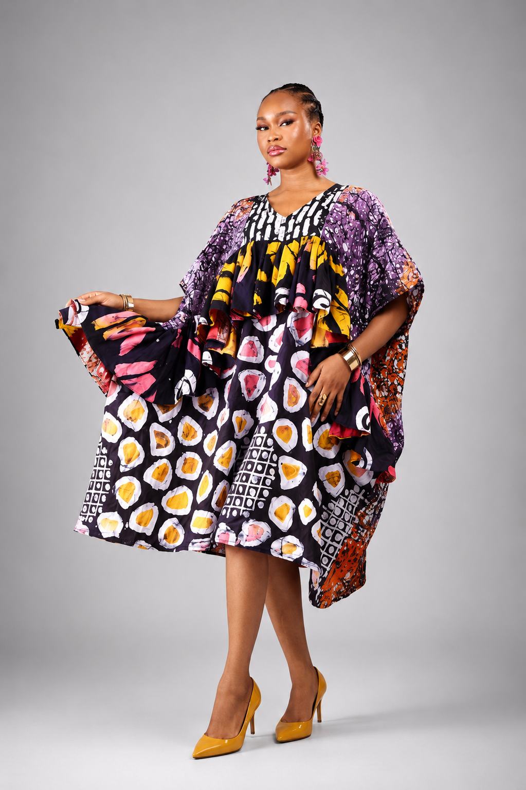 Lolade Short Boubou Dress