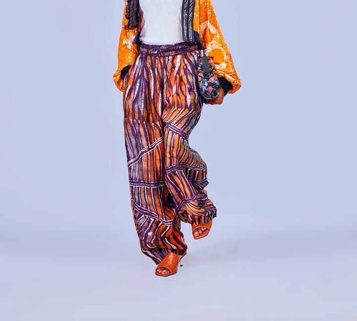 Lola adire cullotte pants