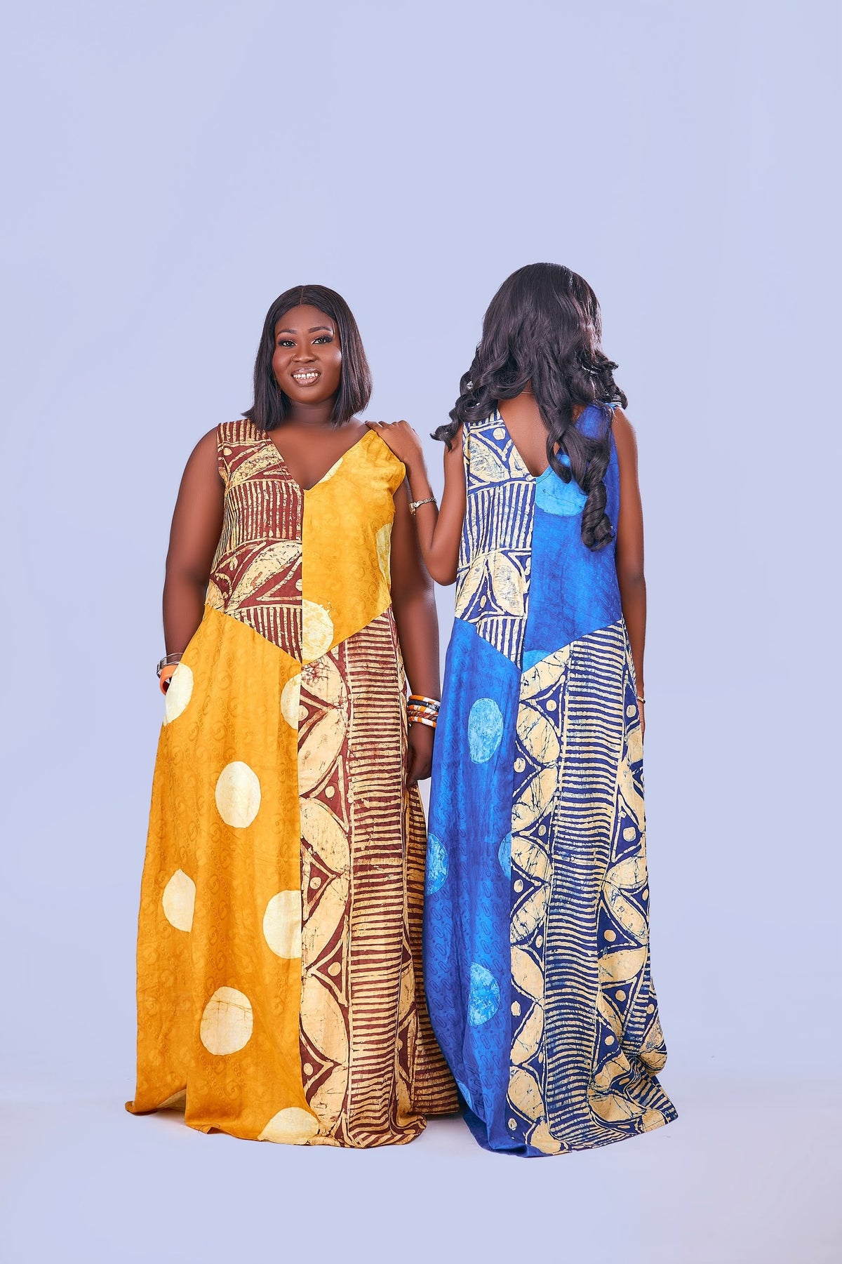 Ikepo Adire  Long Dress