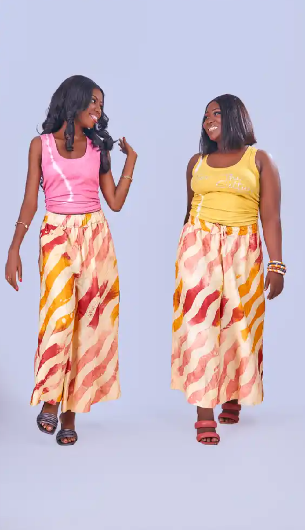 Tie-dye sleeveless tee