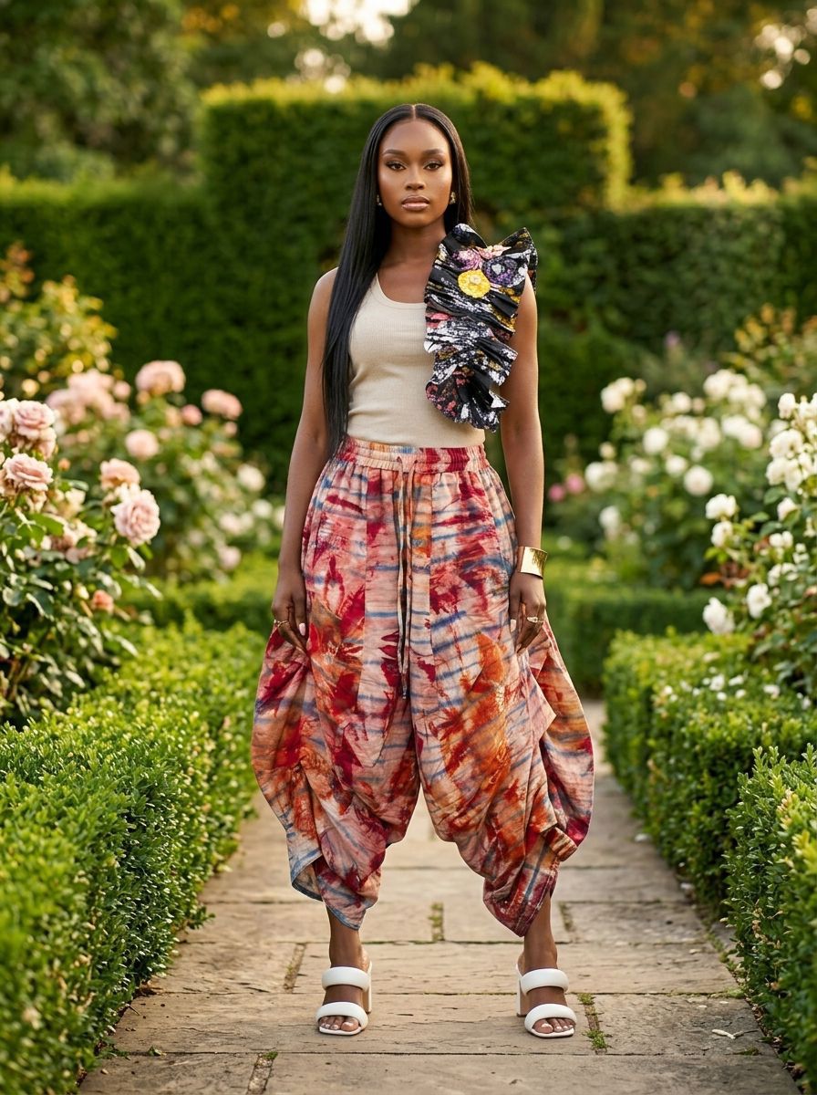 Itohan Pleated Pants
