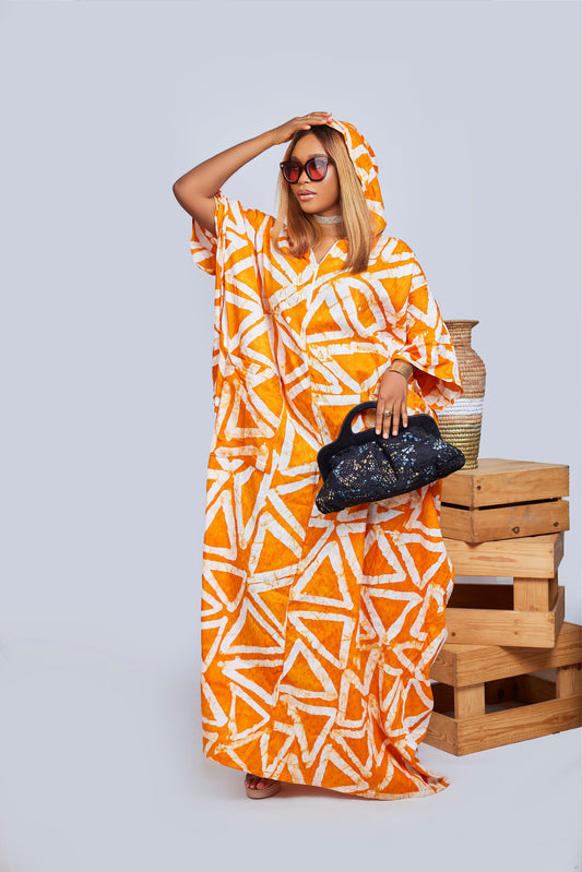 Rabia Hooded Tunic Dress