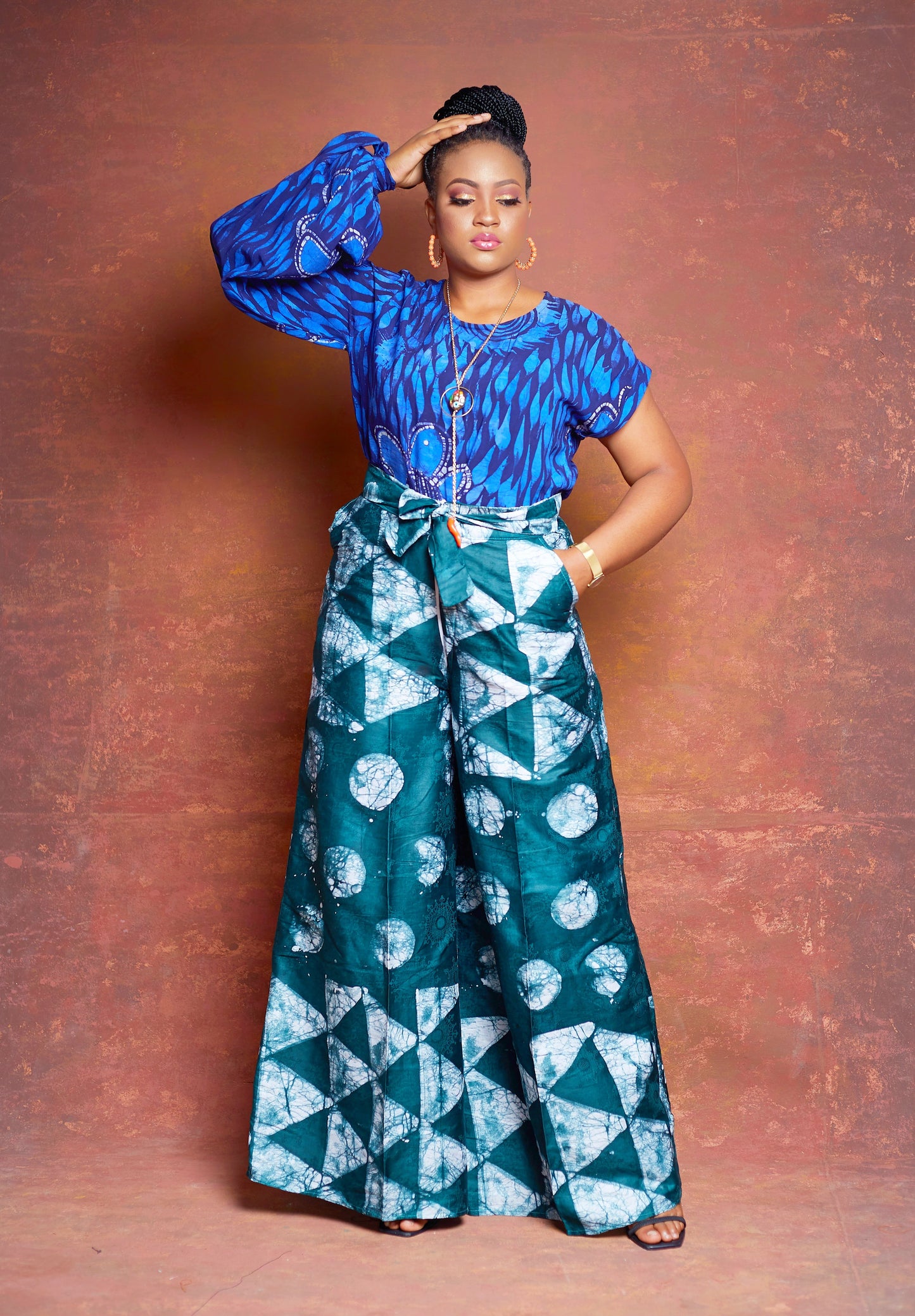 Aramide Adire culotte Pants