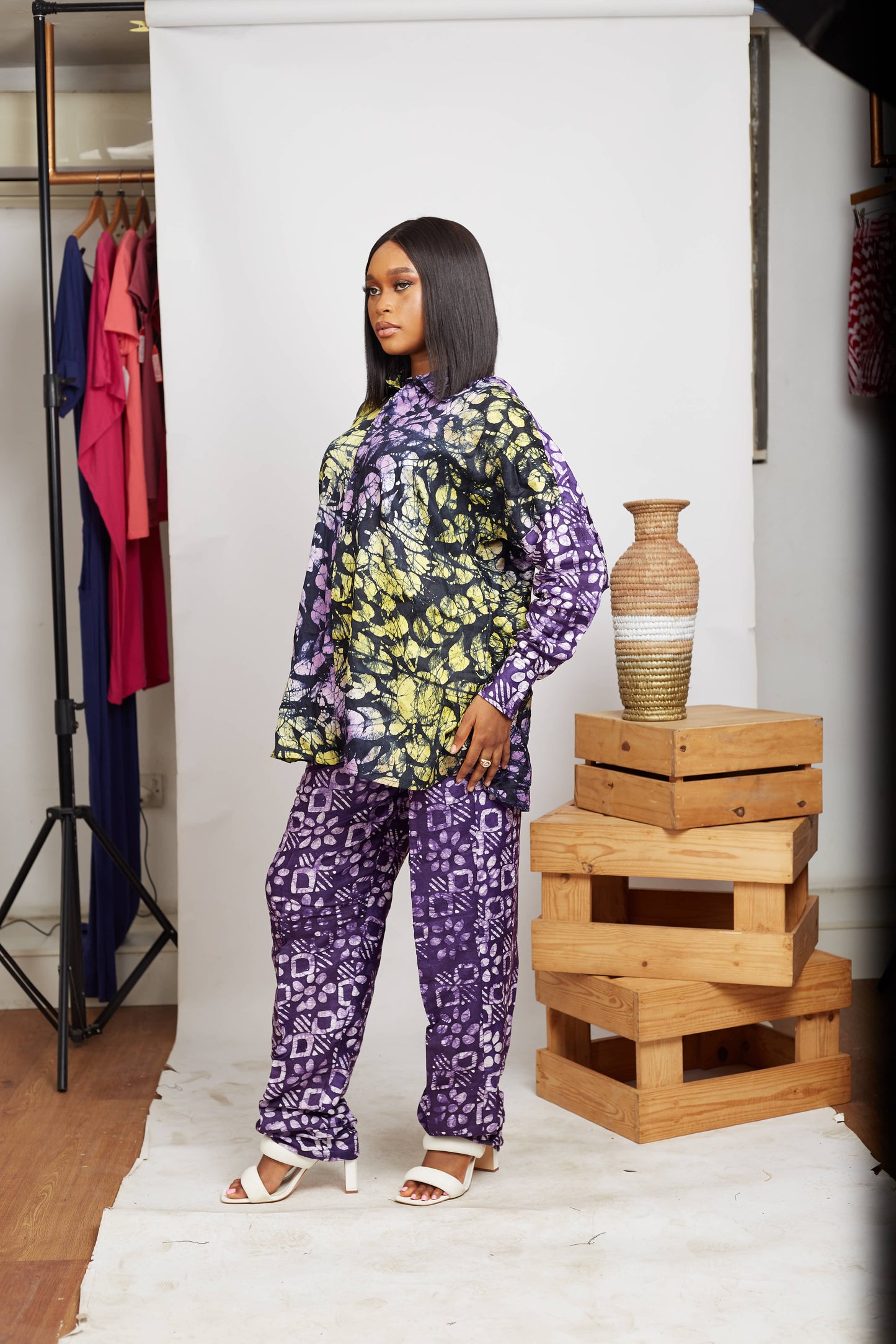 Chika Adire Pants Set